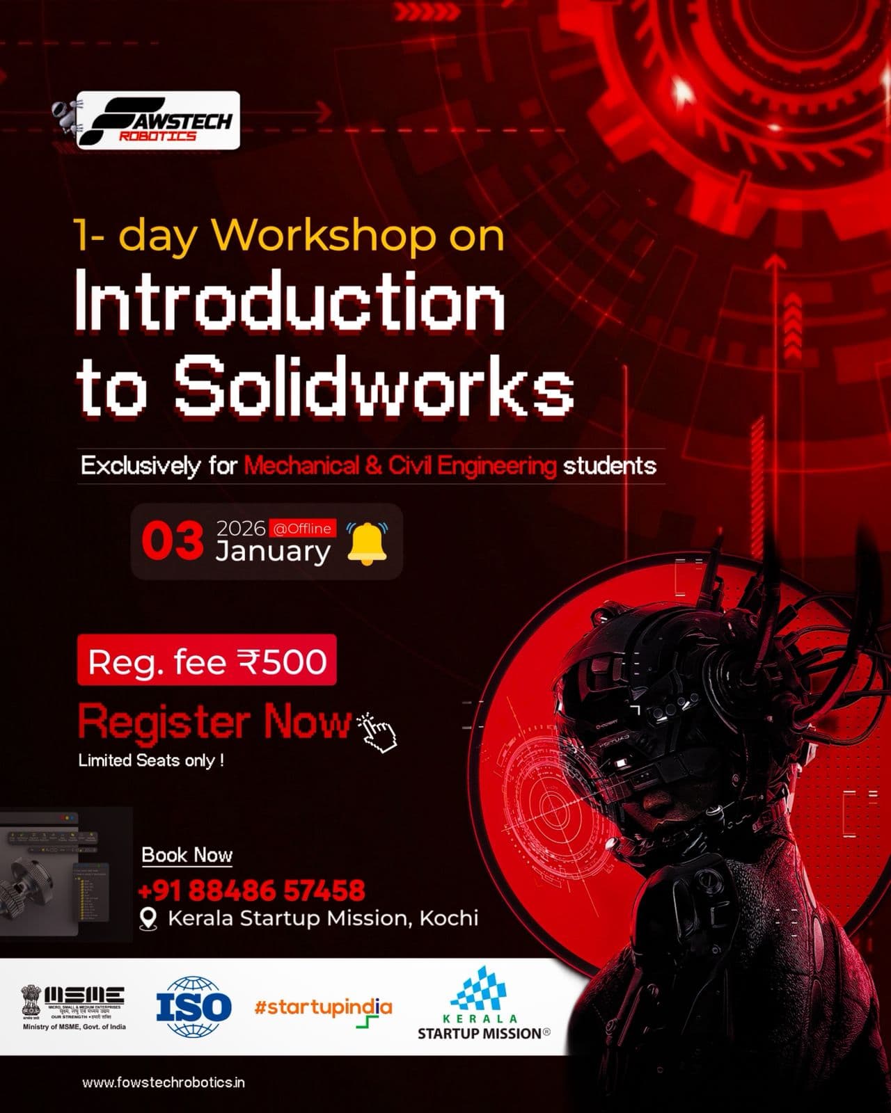 SolidWorks Workshop Poster